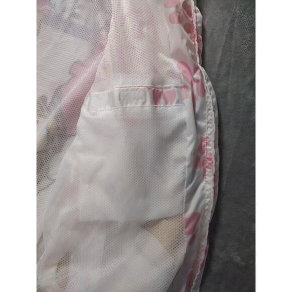 Members Only X GARFIELD White Windbreaker Jacket Mens Sz Medium - Picture 5 of 12